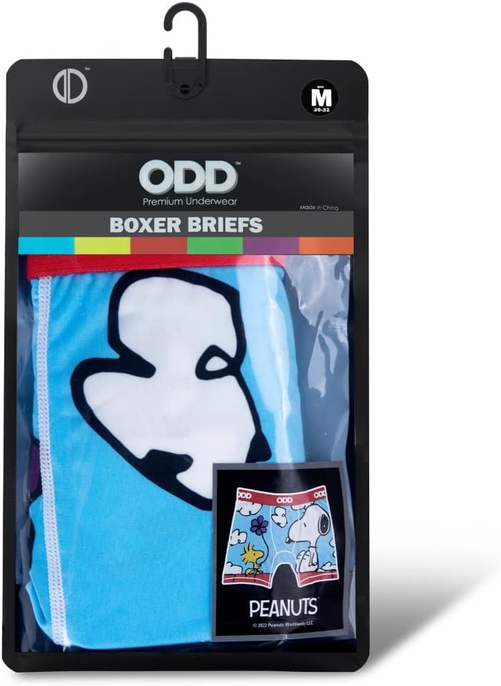 Odd Sox Charlie Brown Peanuts Comic Strip, Funny Boxer Briefs for Men, Cool, Comfortable - Image 5